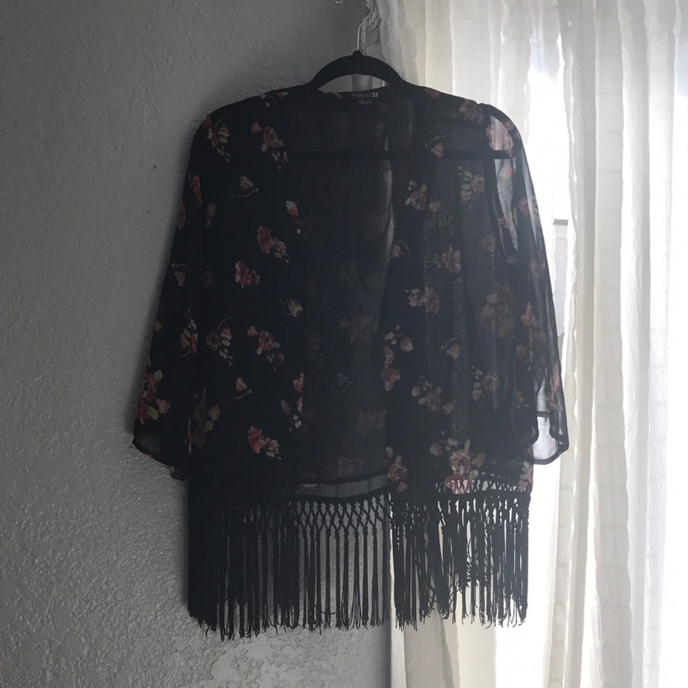 FOREVER 21 FLOWER KIMONO